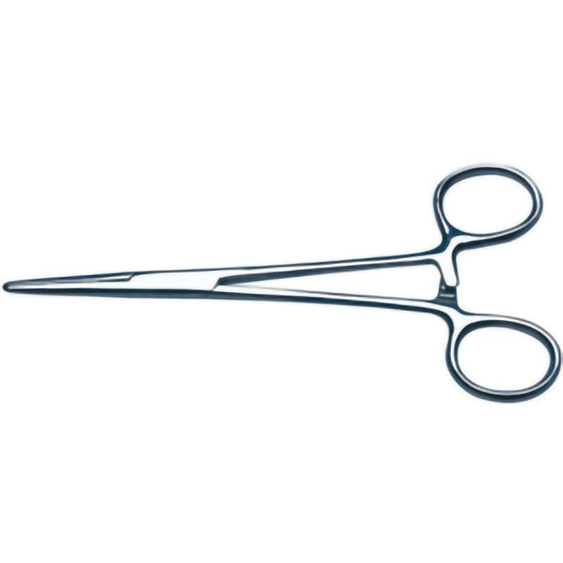 Hemostat Straight, Ratchet Lock Handles,5-1/2 in.OAL